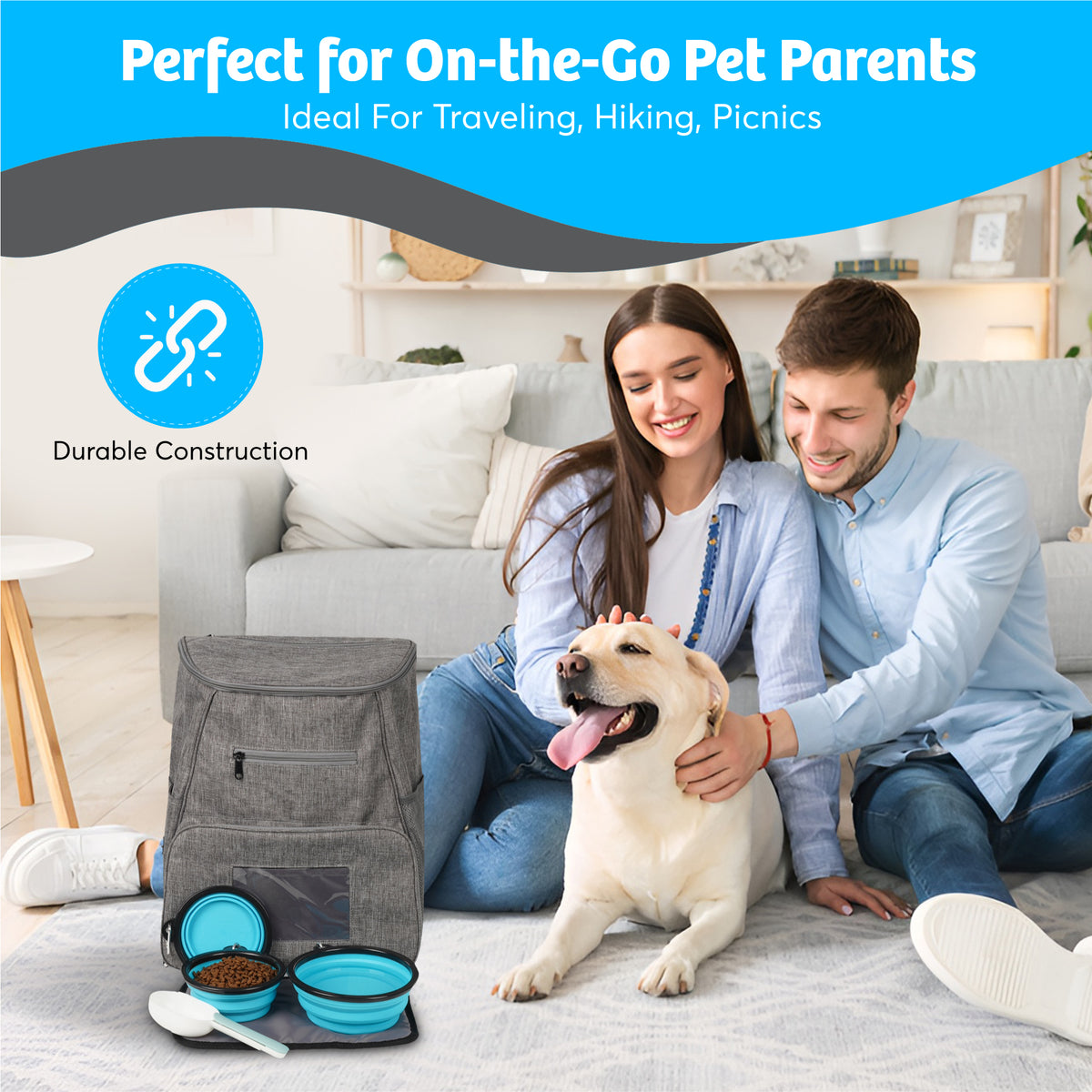 Pet Travel Bag - 50% off applied at checkout